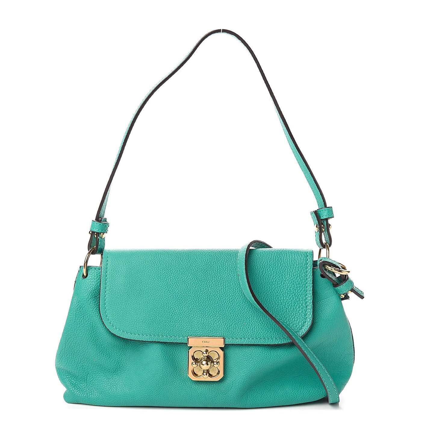 Goatskin Elsie Crossbody Bag Jade Green