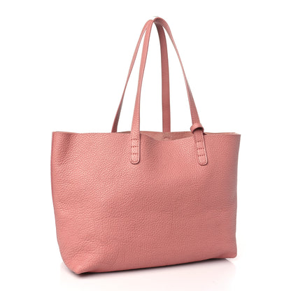 Mansur Gavriel Tumbled Calfskin Small Shopping Tote Blush 5 of 11