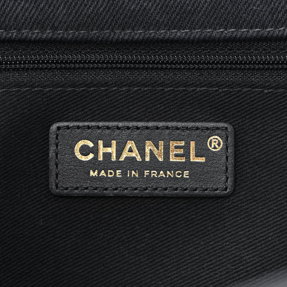 Chanel Denim Coco Jumbo Single Flap Black 6 of 10