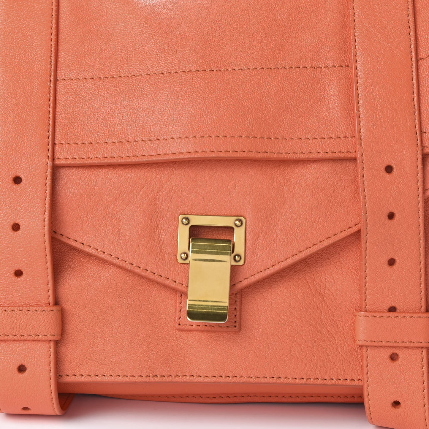 Lambskin Medium PS1 Satchel Grapefruit
