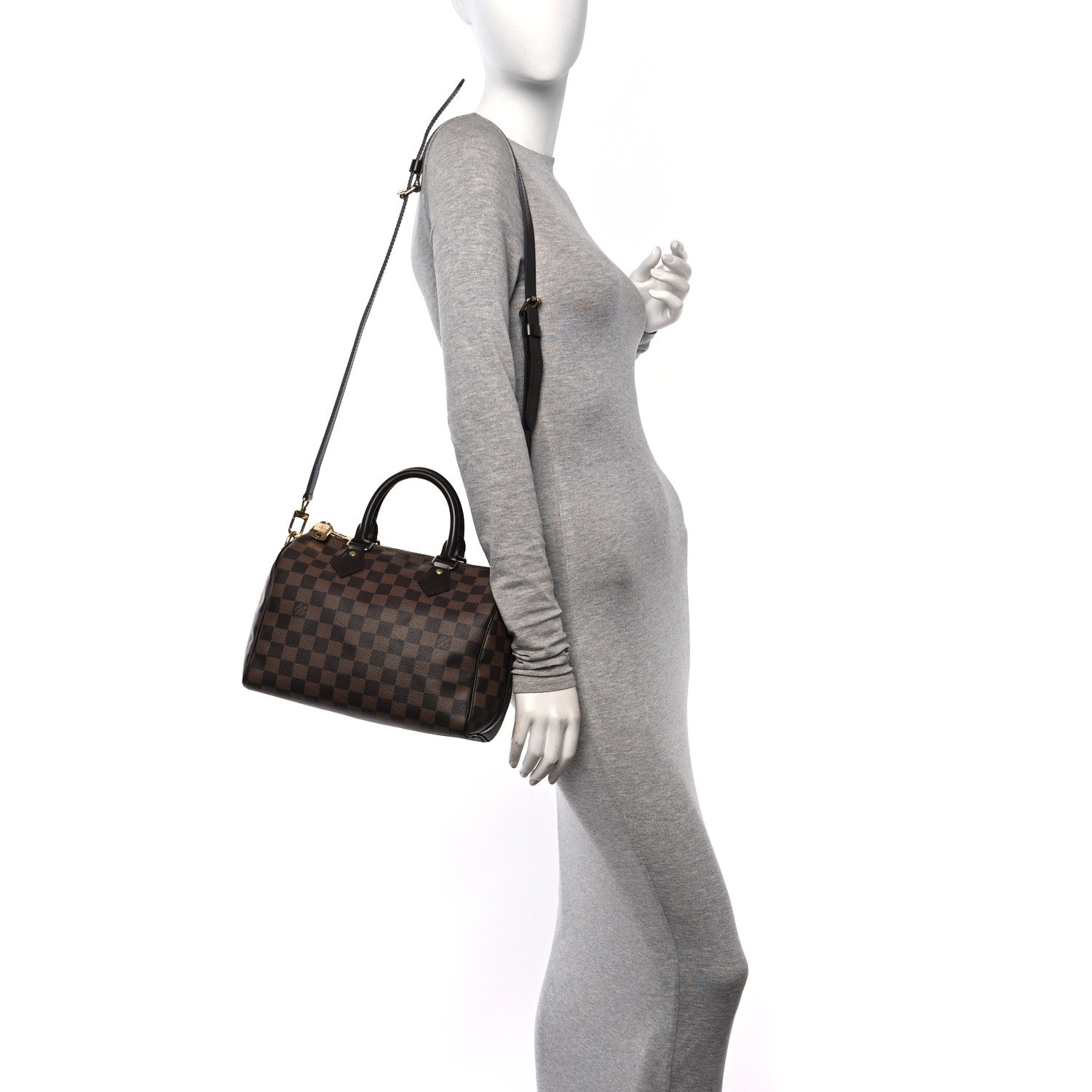Louis Vuitton Damier Ebene Speedy Bandouliere 25 2 of 11
