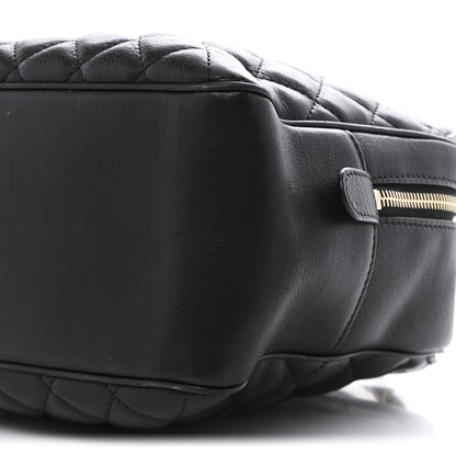Chanel Calfskin Quilted CC Medium Vanity Case Black 20 of 23