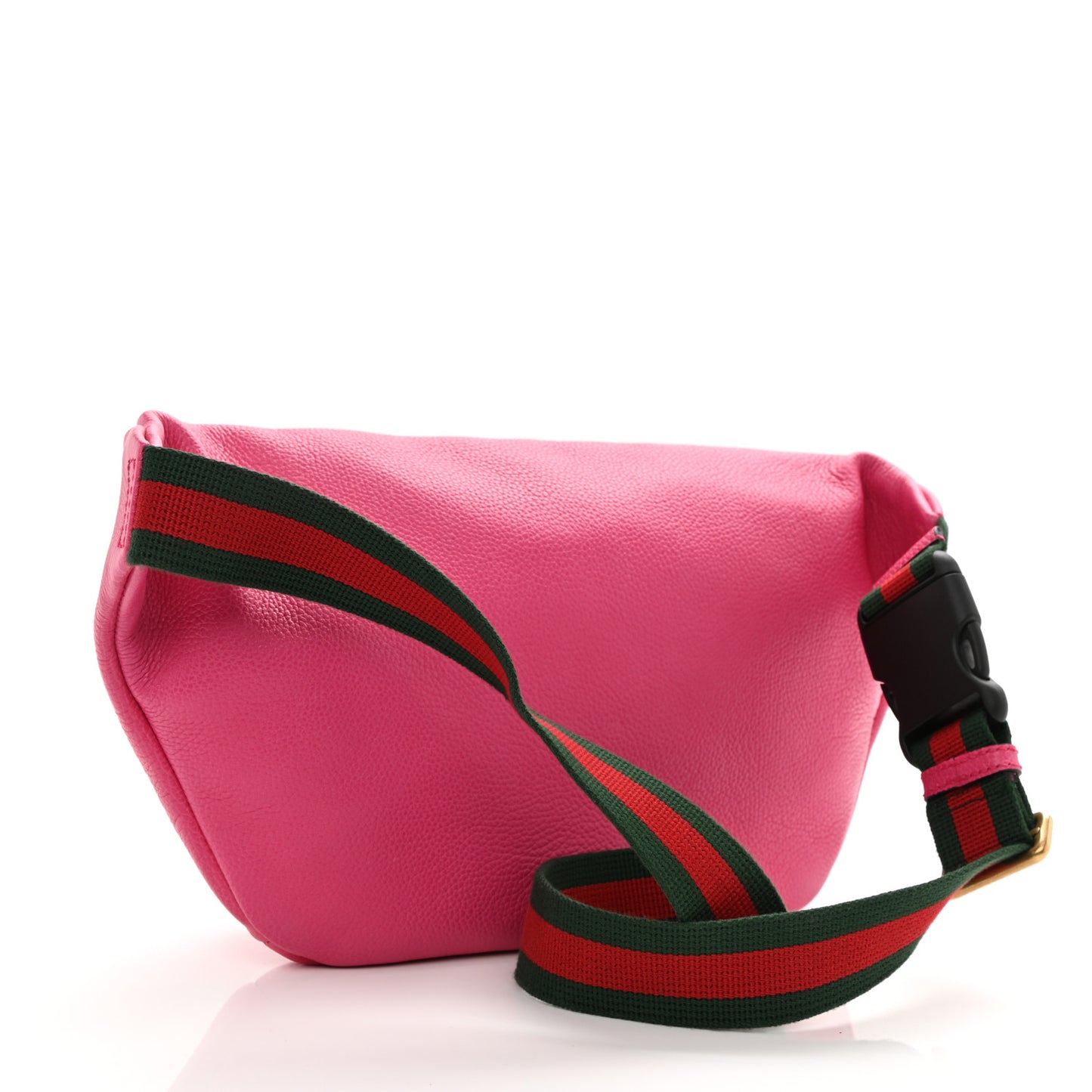 Grained Calfskin Logo Belt Bag Pink
