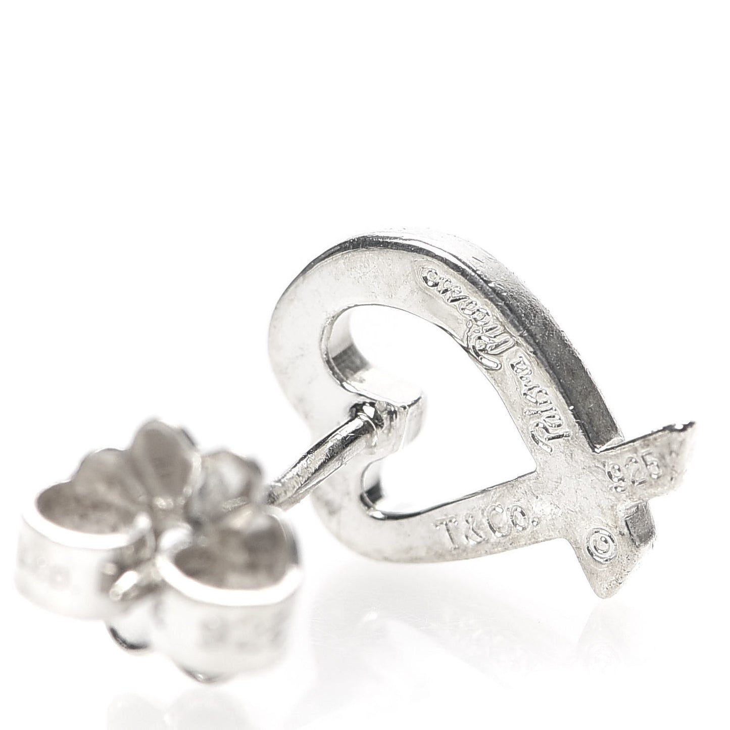 Sterling Silver Mini Paloma Picasso Loving Heart Earrings