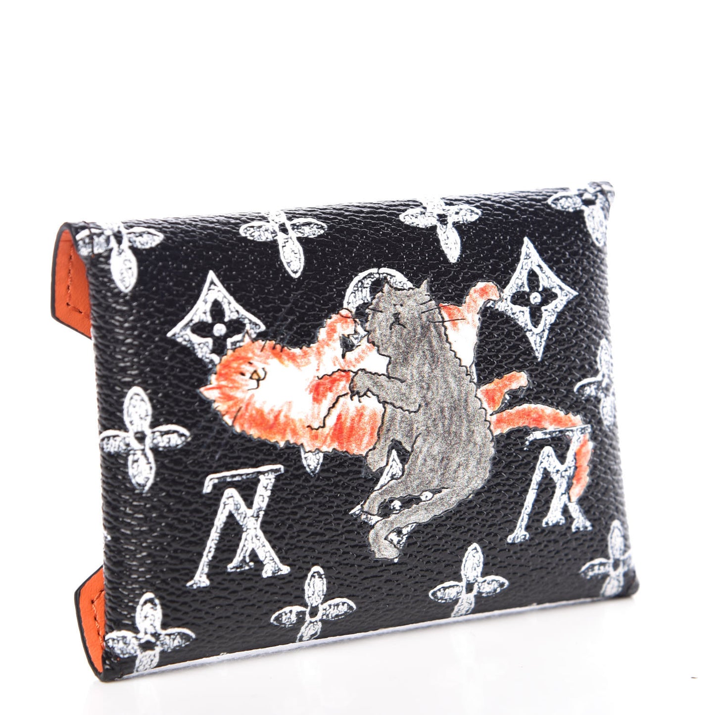 Catogram Small Kirigami Pochette Insert Black White