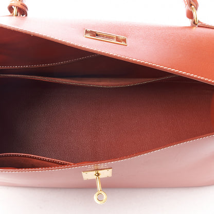 Hermes Box Kelly Sellier 35 Sanguine 13 of 33