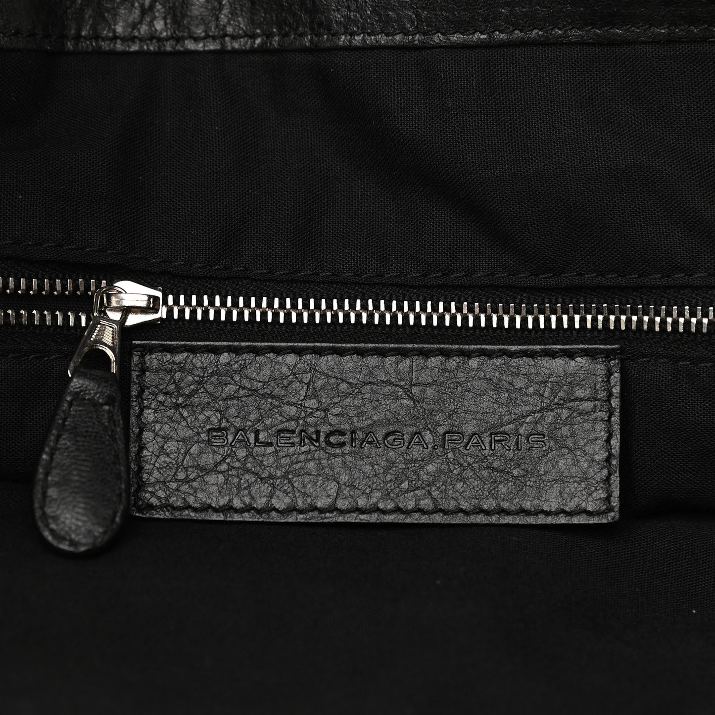 Agneau Giant 12 Silver Hardware Work Black