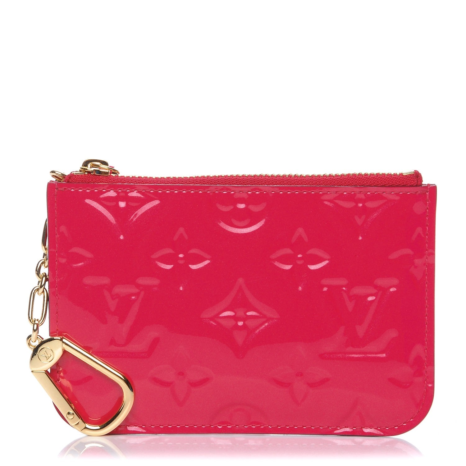 Louis Vuitton Vernis Key Pouch Hot Pink 1 of 7