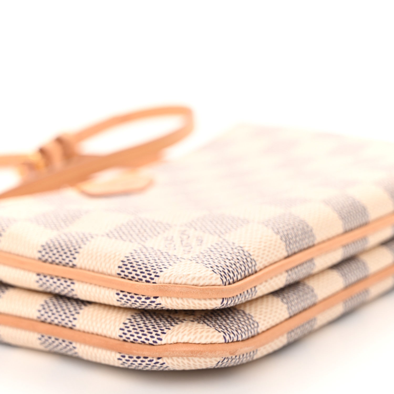 Louis Vuitton Damier Azur Double Zip Pochette 10 of 12