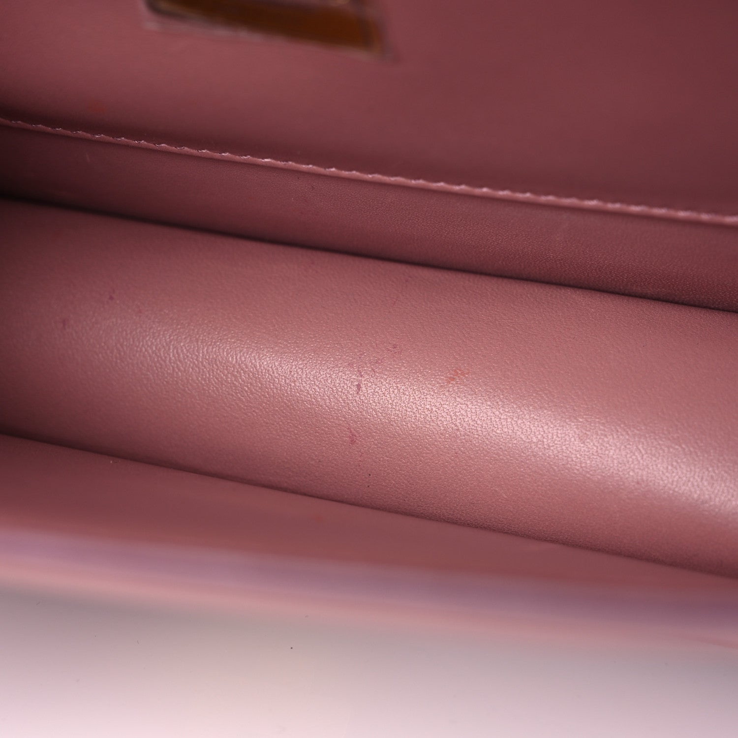 Dolce & Gabbana Smooth Calfskin Small DG Amore Envelope Bag Pink 9 of 10