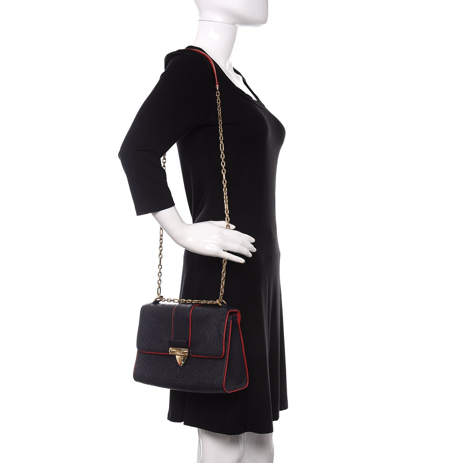 Louis Vuitton Empreinte Saint Sulpice PM Marine Rouge 2 of 15