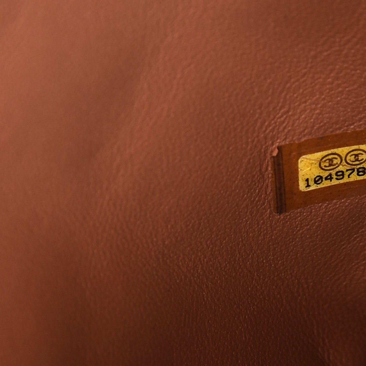 Caviar Quilted Jumbo Single Flap Light Brown