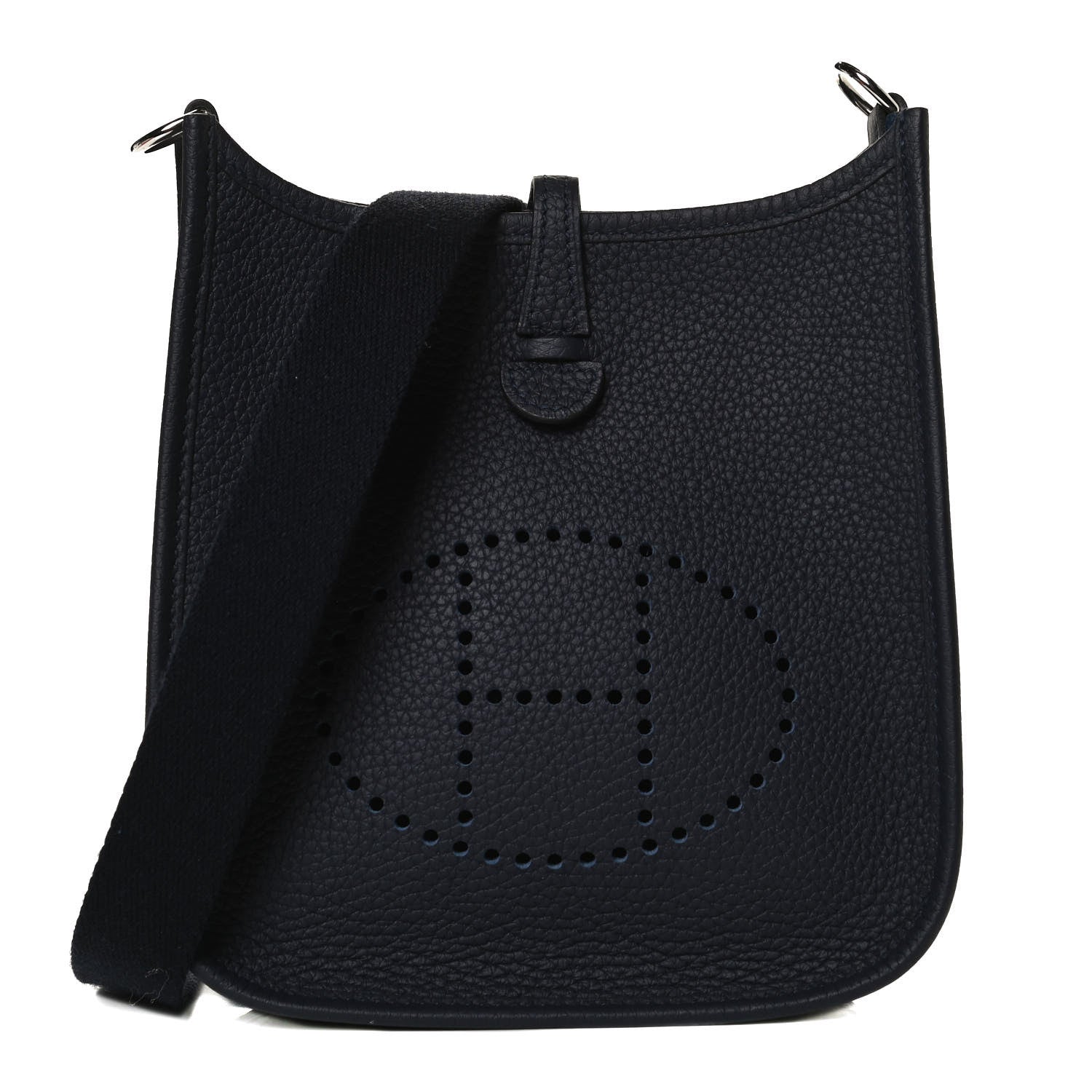Hermes Taurillon Clemence Evelyne TPM Bleu Nuit 1 of 11