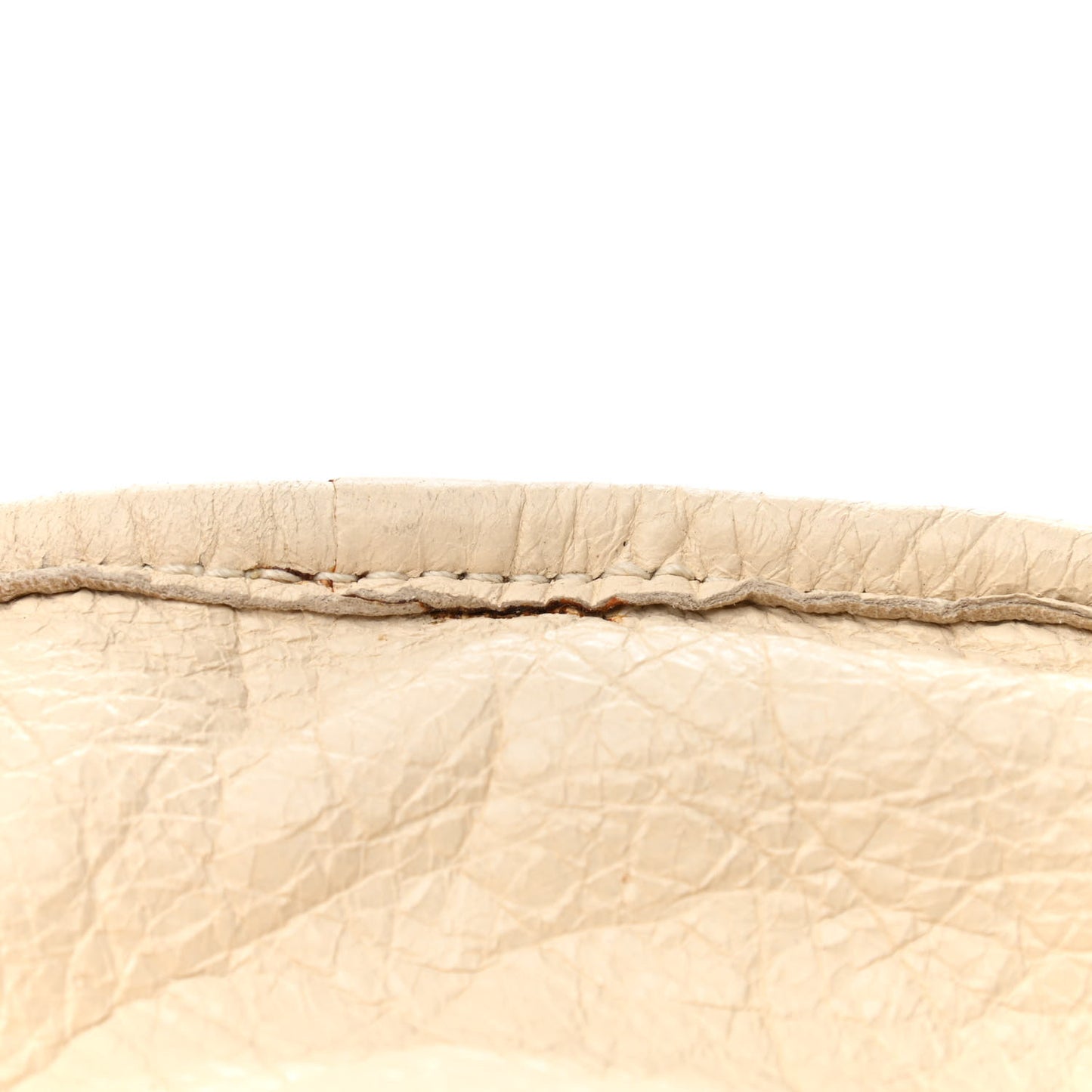 Agneau Giant 12 Gold Hardware City Blanc Creme Light Craie