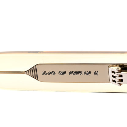 Saint Laurent Acetate SL 572 Sunglasses Gold 6 of 7