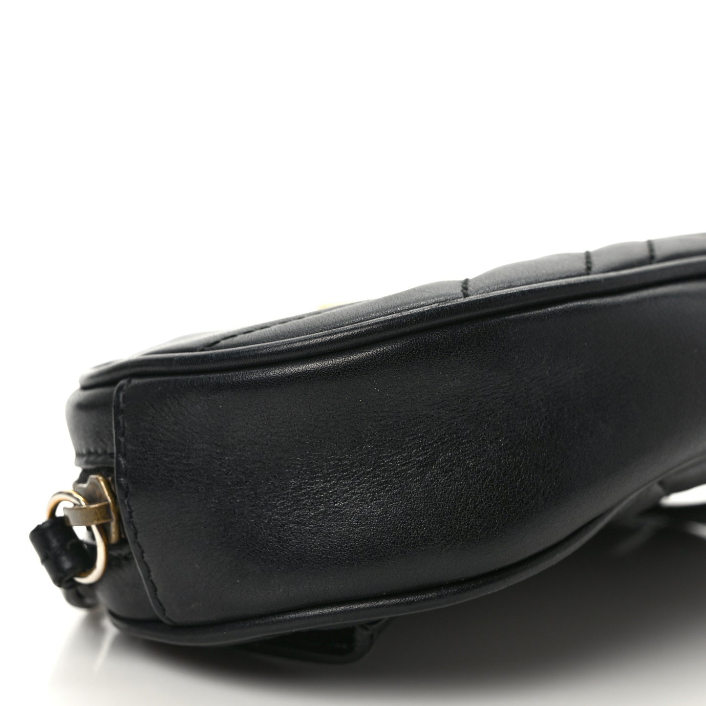 Calfskin Matelasse GG Marmont Belt Bag 95 38 Black