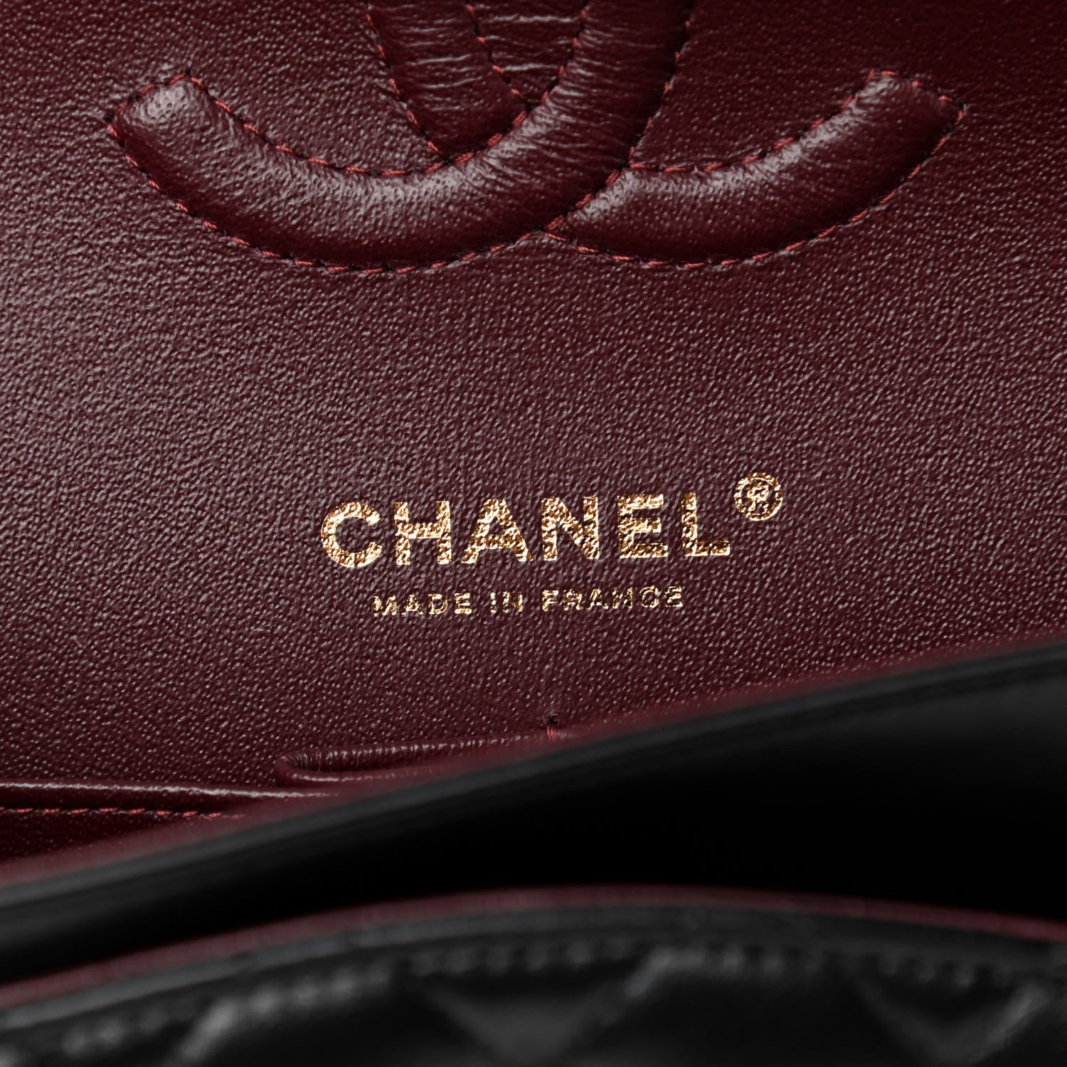 Chanel Lambskin Quilted Medium Double Flap Black 6 of 14