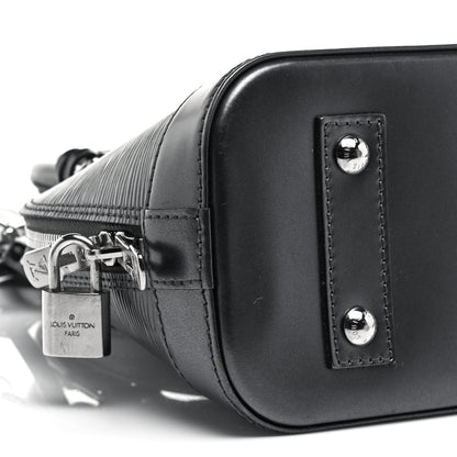 Louis Vuitton Epi Alma BB Anthracite Nacre 5 of 9