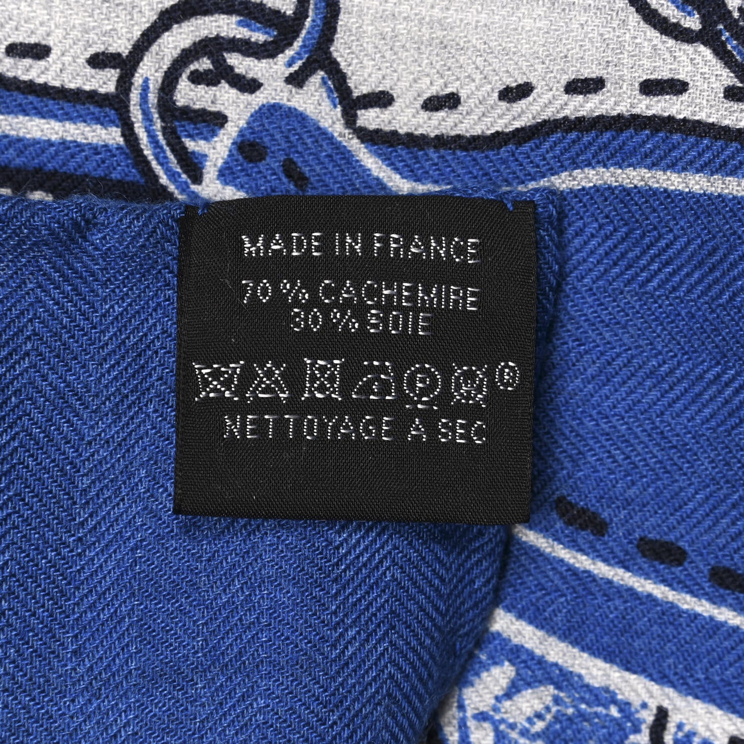 Hermes Cashmere Silk Bride De Cour Remix Shawl 140 4 of 4