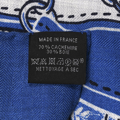 Hermes Cashmere Silk Bride De Cour Remix Shawl 140 4 of 4