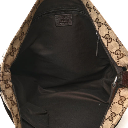 Gucci Monogram Web Medium Flat Messenger Bag Brown 4 of 4