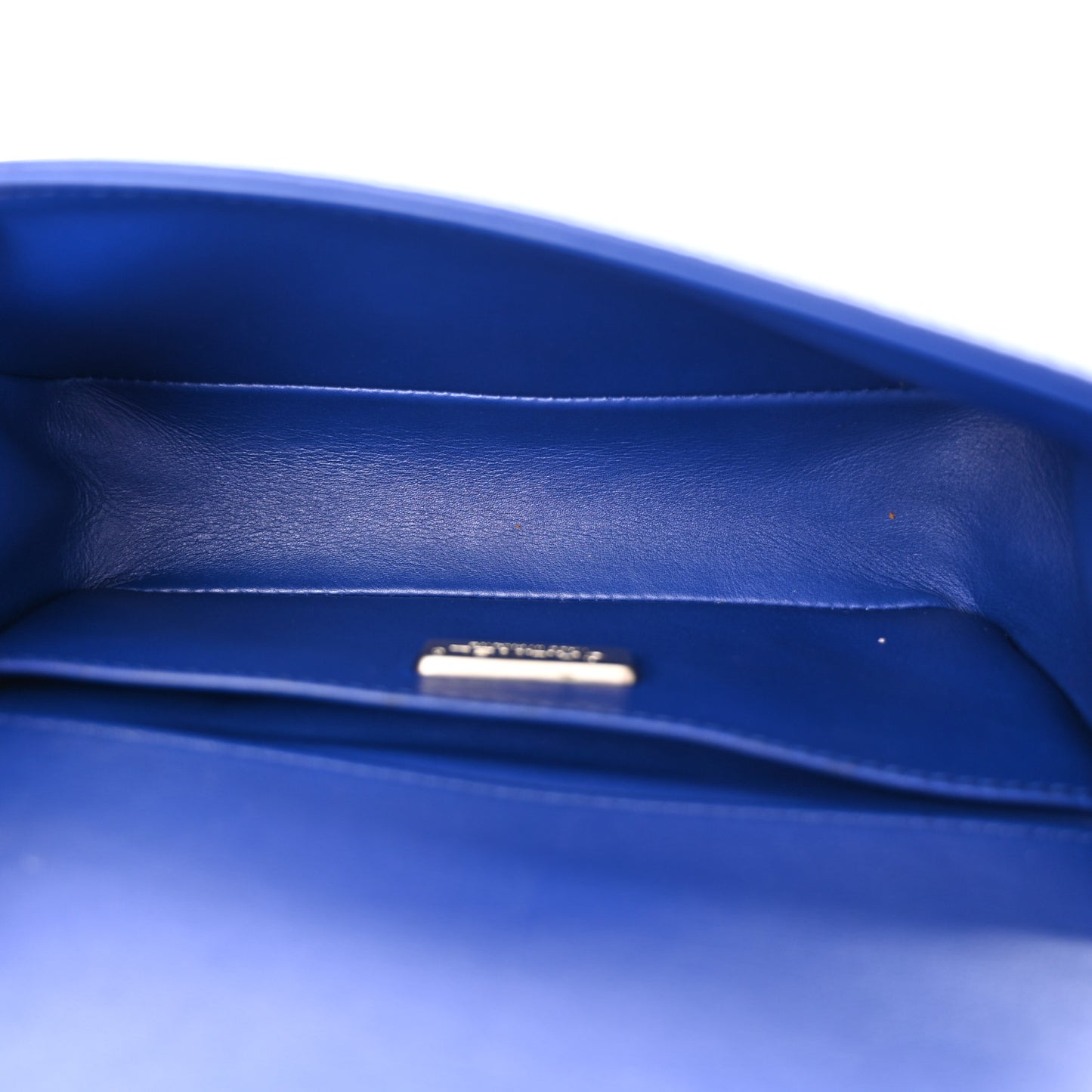 Snakeskin Small Boy Flap Blue