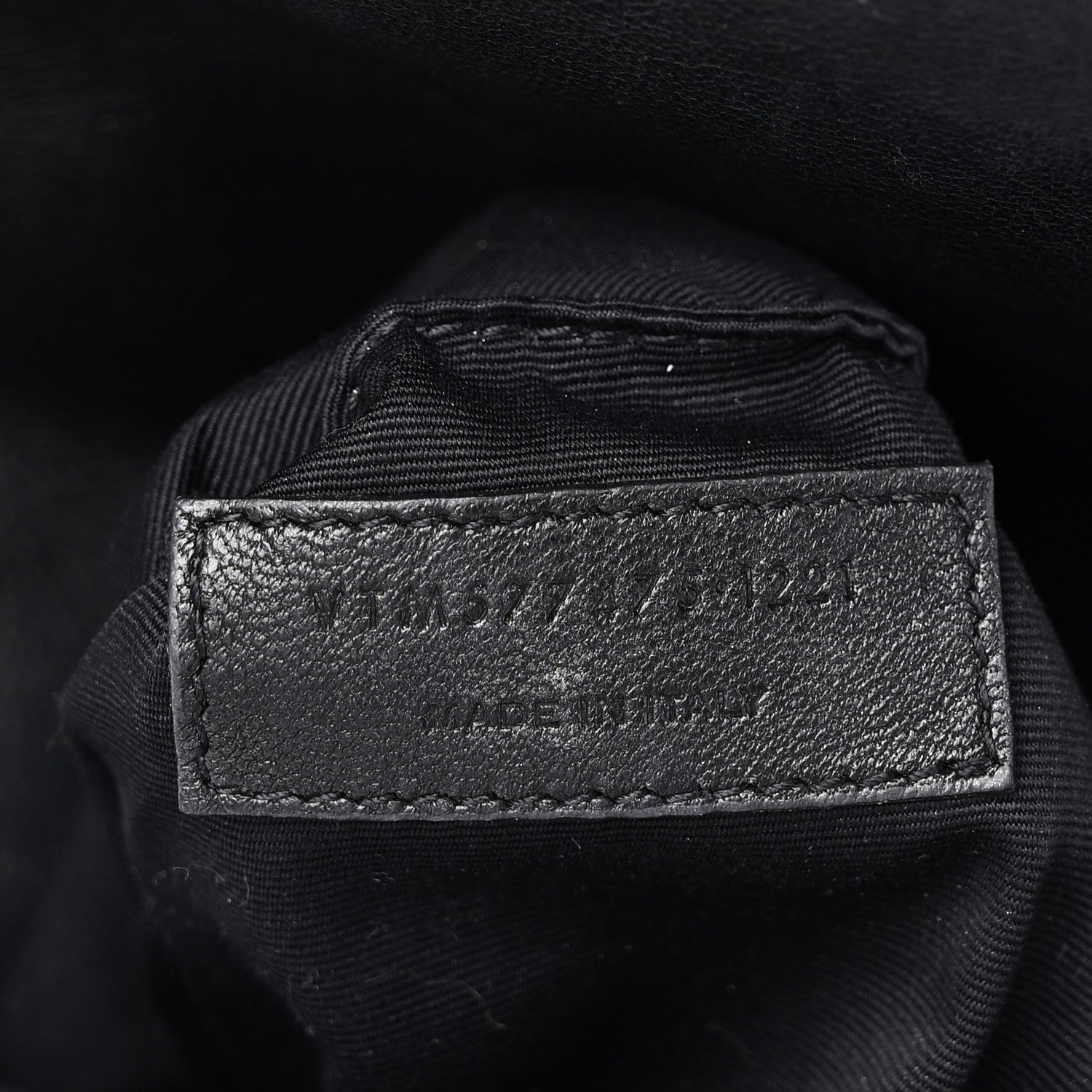 Saint Laurent Lambskin Quilted Medium Loulou Puffer Monogram Chain Satchel Black 7 of 11