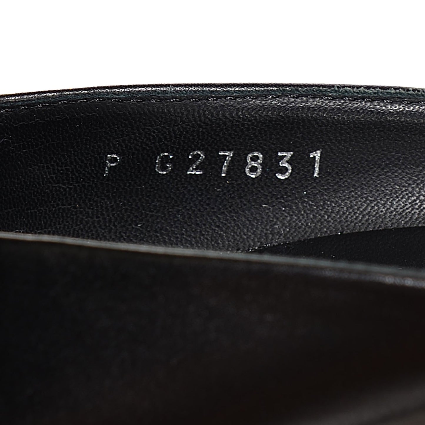 Calfskin Silver Cap Toe CC Pumps 38 Black