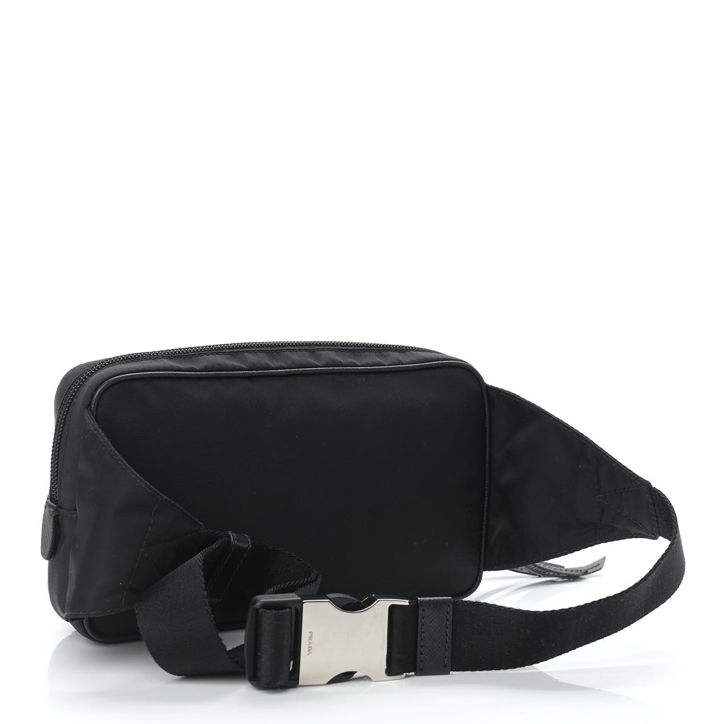 Tessuto Nylon Saffiano Belt Bag Black