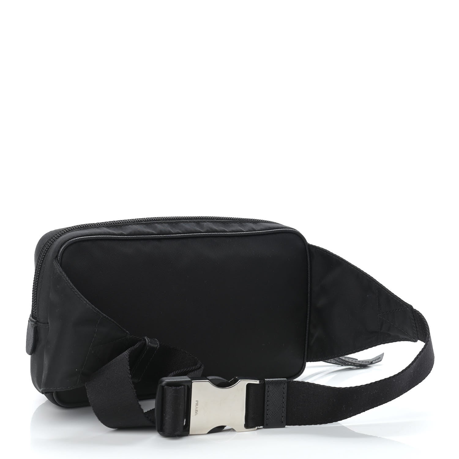 Prada Tessuto Nylon Saffiano Belt Bag Black 3 of 9