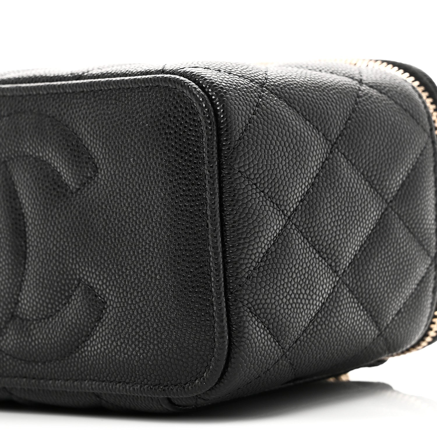 Chanel Caviar Quilted Small Vanity Case With Chain Black 11 of 12