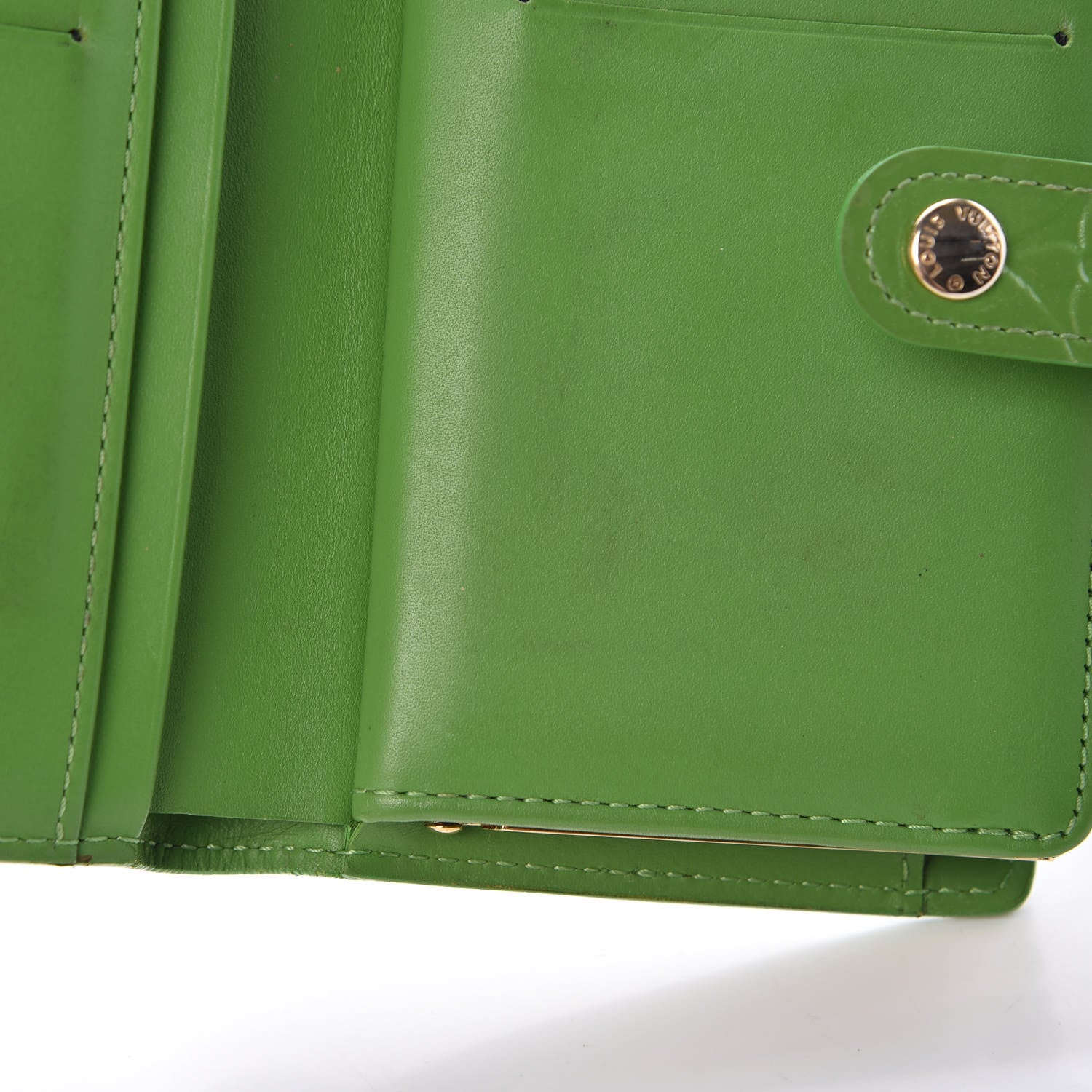 Louis Vuitton Vernis French Purse Wallet Vert Tonic 11 of 21