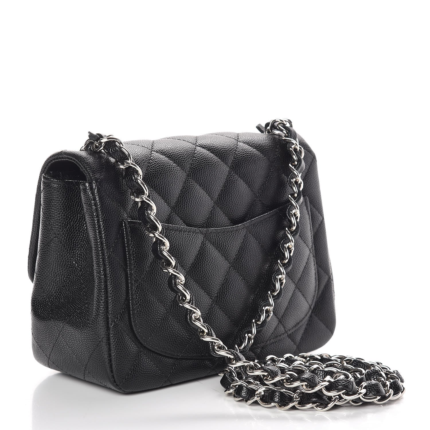 Chanel Caviar Quilted Mini Square Flap Black 3 of 11