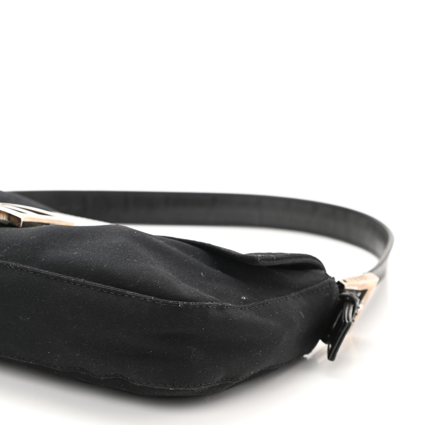 Nylon Baguette Bag Black