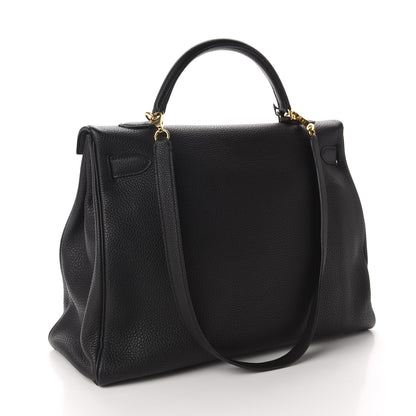 Hermes Togo Kelly Retourne 40 Black 3 of 37