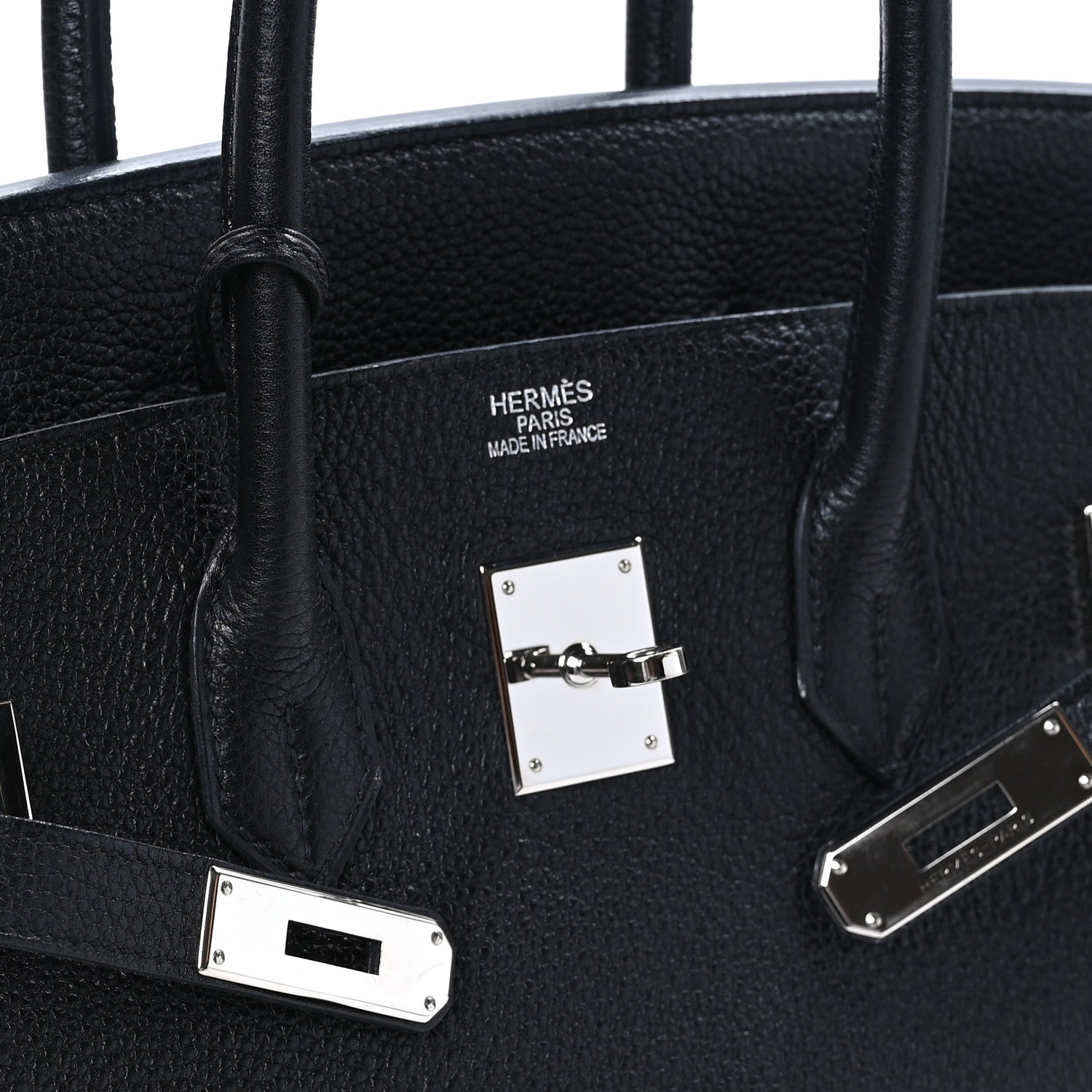 Hermes Taurillon Clemence Birkin 35 Black 6 of 10