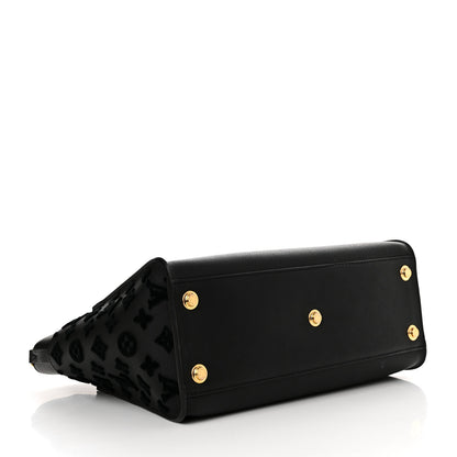 Louis Vuitton Calfskin Monogram Tufting On My Side Black 4 of 10