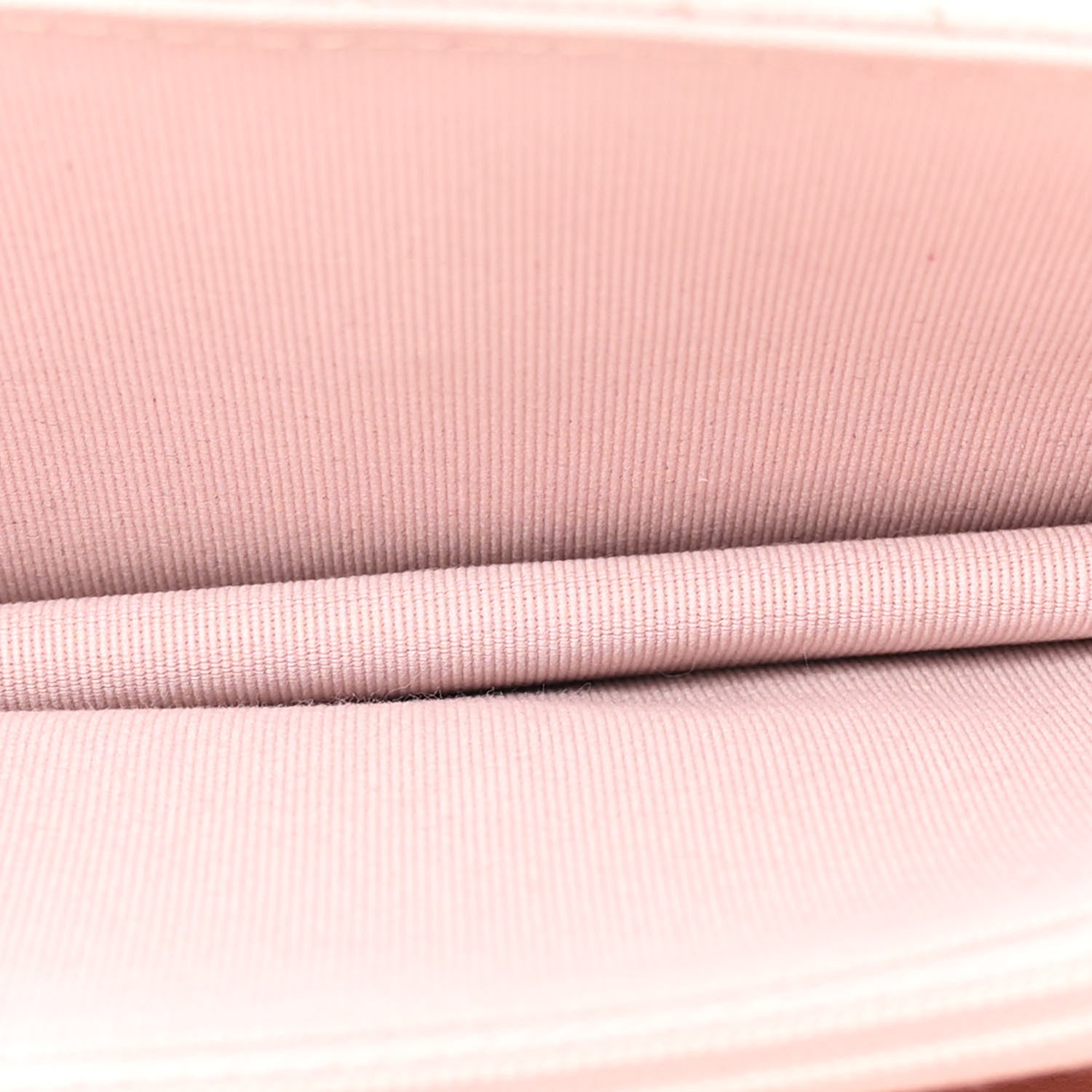 Chanel Shiny Caviar Quilted Flap Charm Wallet On Chain WOC Light Pink 5 of 14