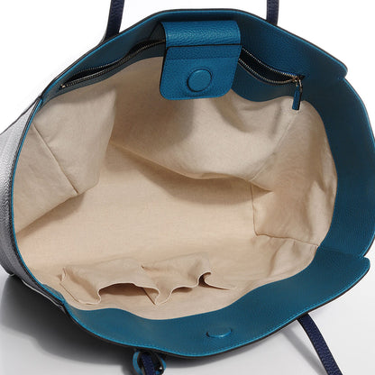 Gucci Dollar Calfskin Medium Swing Tote Marine Deep Cobalt 5 of 8