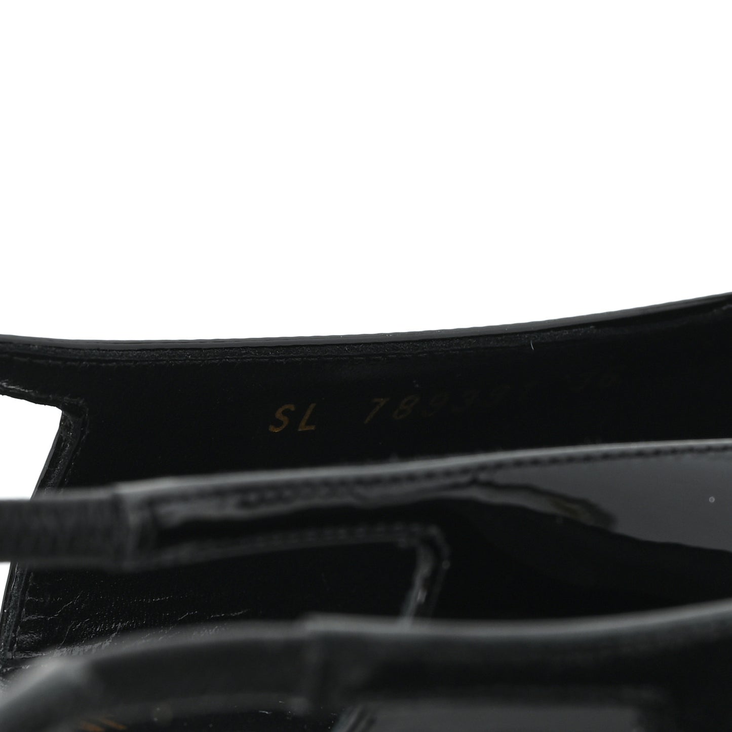 Patent Bade Slingback Pumps 36 Black
