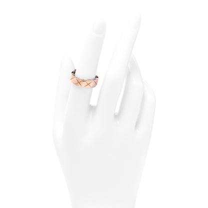 Chanel 18K Beige Gold Small Coco Crush Ring 53 6.5 2 of 5