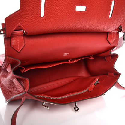 Hermes Taurillon Clemence Jypsiere 31 Rouge Casaque 5 of 9