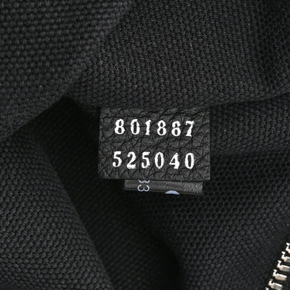 Gucci Calfskin Emblem Shoulder Bag Black 7 of 10