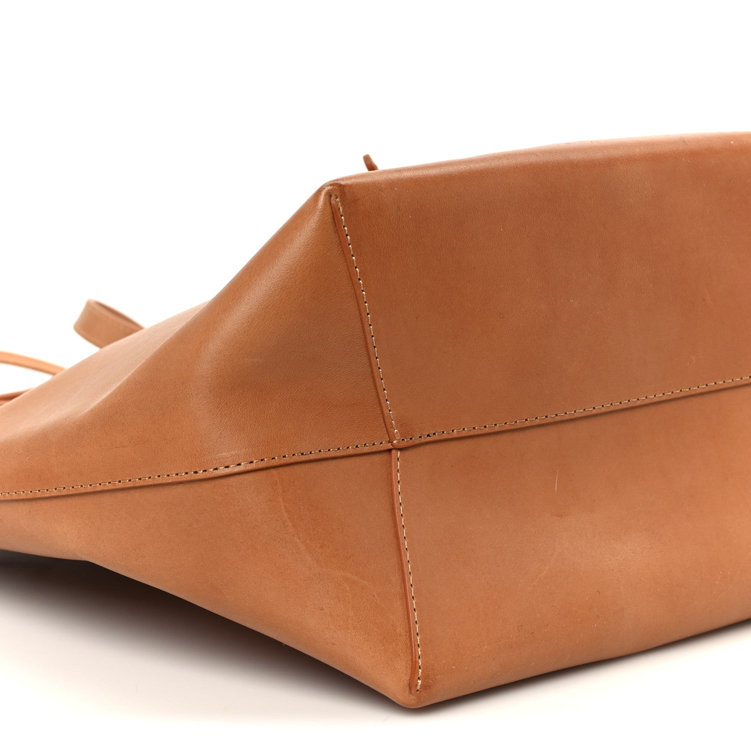 Mansur Gavriel Vegetable Tanned Calfskin Bucket Bag Cammello Royal 11 of 12