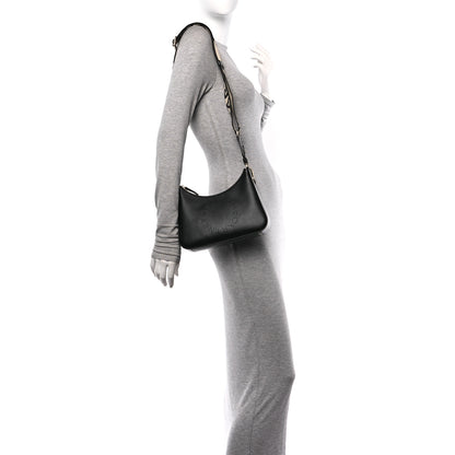 Stella McCartney Eco Alter Nappa Perforated Logo Small Shoulder Bag Black 2 of 10
