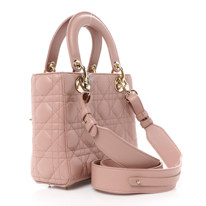 Christian Dior Lambskin Cannage Small My ABCDior Lady Dior Fard 3 of 11