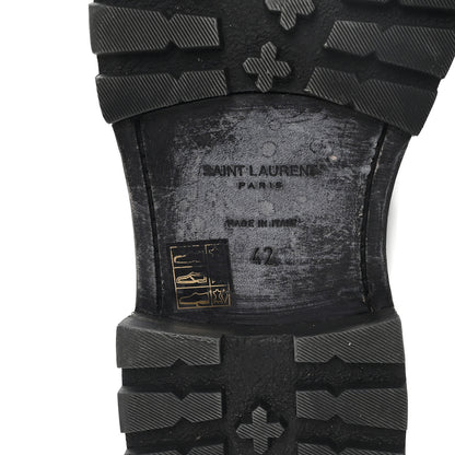 Saint Laurent Vitello Ruinart Mens Marlo 20 Derby 42 Black 7 of 10