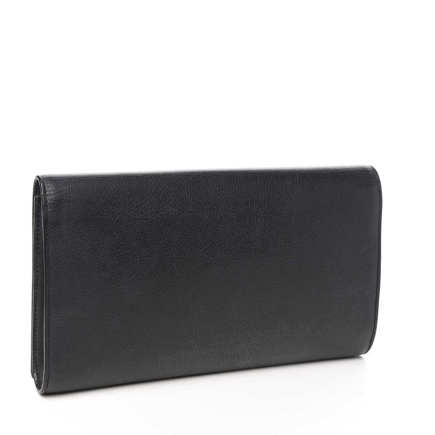 Saint Laurent Calfskin Monogram Large Belle De Jour Clutch Black 2 of 8