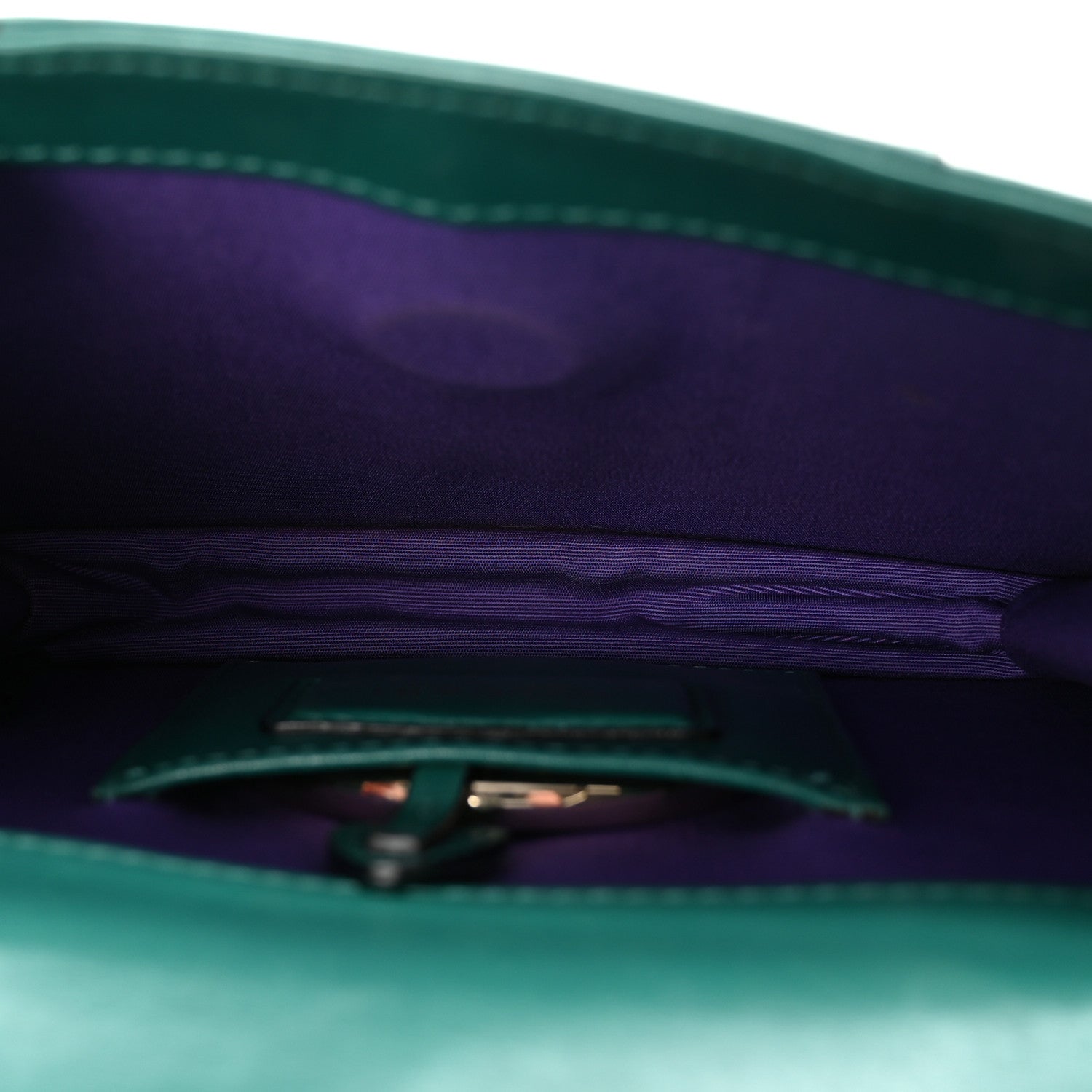 Bulgari Calfskin Small Serpenti Forever Snake Strap Crossbody Bag Emerald Green 6 of 10