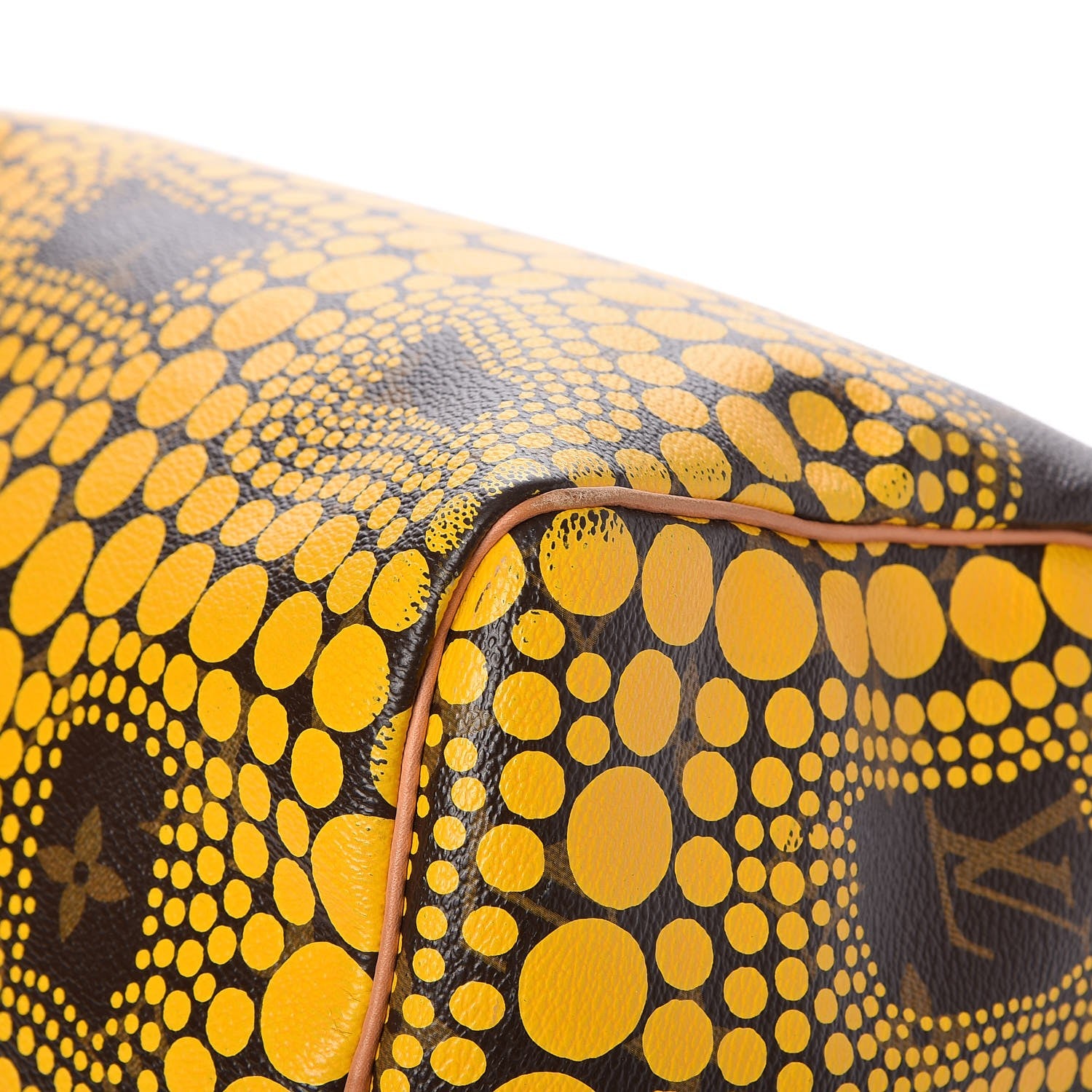 Louis Vuitton Monogram Kusama Town Speedy 30 Yellow 11 of 14
